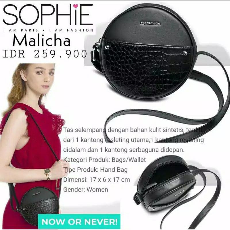 tas selempang malicha bag by sophie martin paris