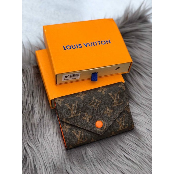 Dompet lv Emilie Pendek Fre Box ,Fashion Dompet Lipat Import