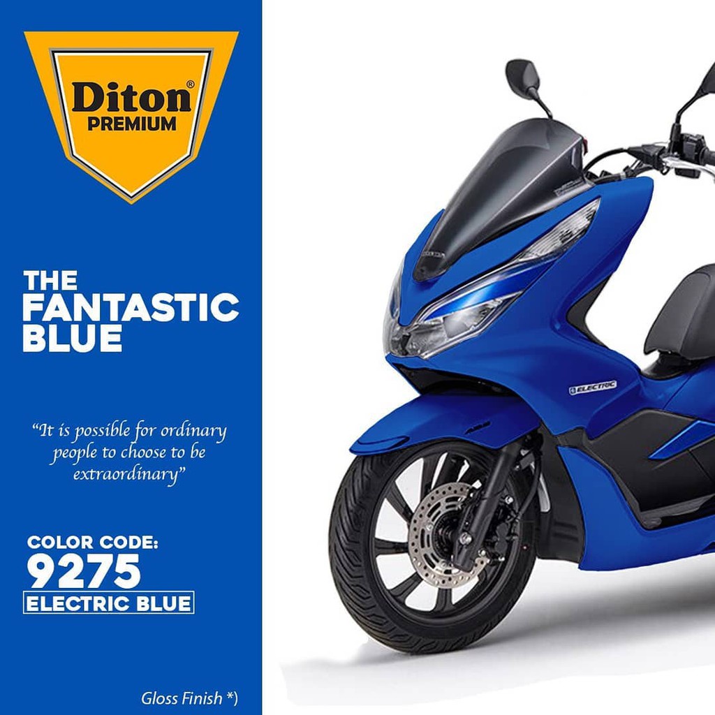 Pilok Pilox DITON Premium H9275* Electric Blue / 9275 Biru Metalik Honda (400cc/400ml)