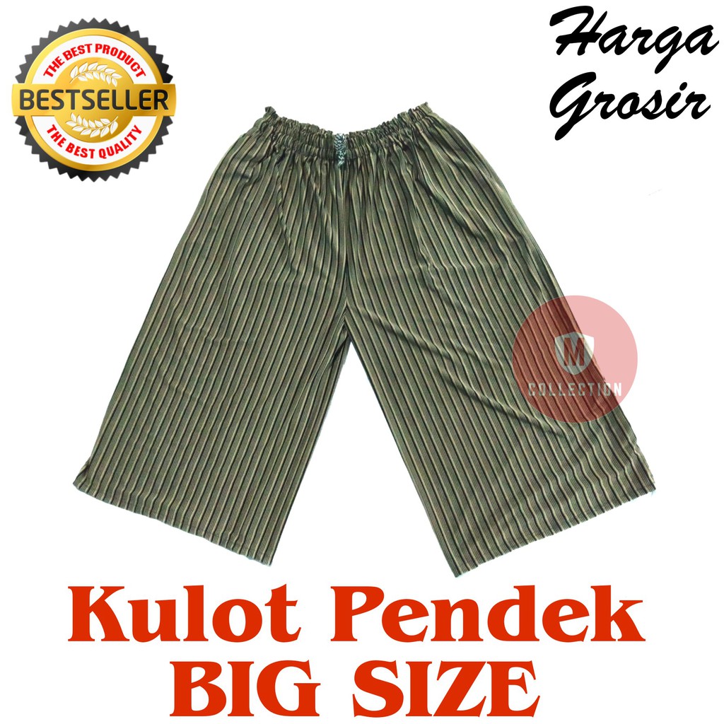  Celana  kulot  pendek wanita  Kulot  pendek BIG SIZE jumbo 