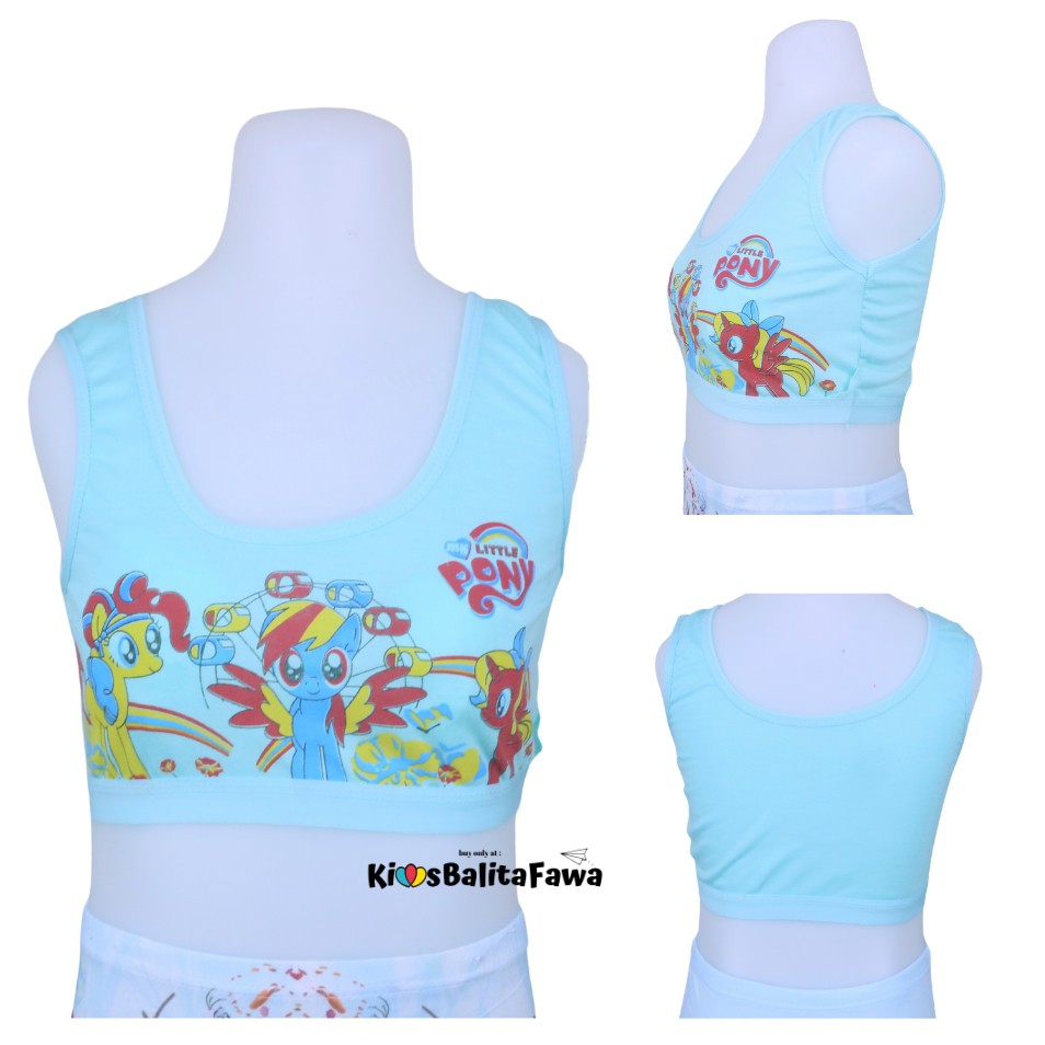 Miniset Anak Perempuan / Anak SD Mini Set Pakaian Dalam Karakter Frozen Import Murah Kartun Cewek