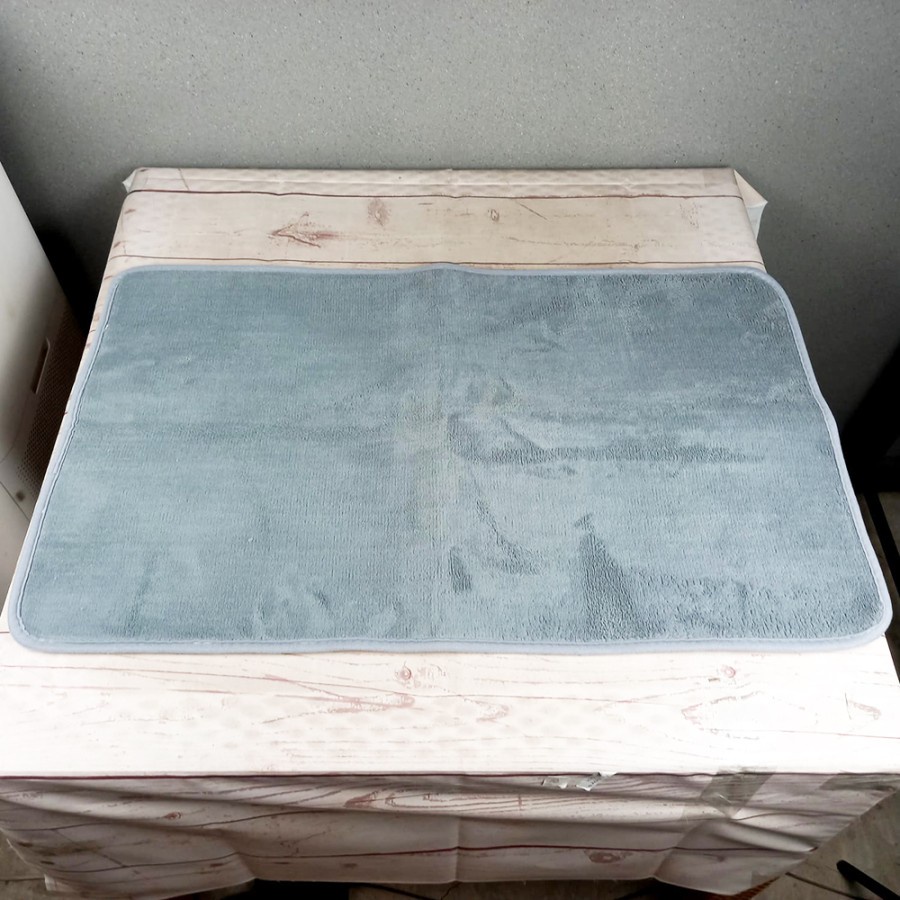 Keset Dapur Kamar Mandi Non-Slip 50x80cm - Y48 - Gray