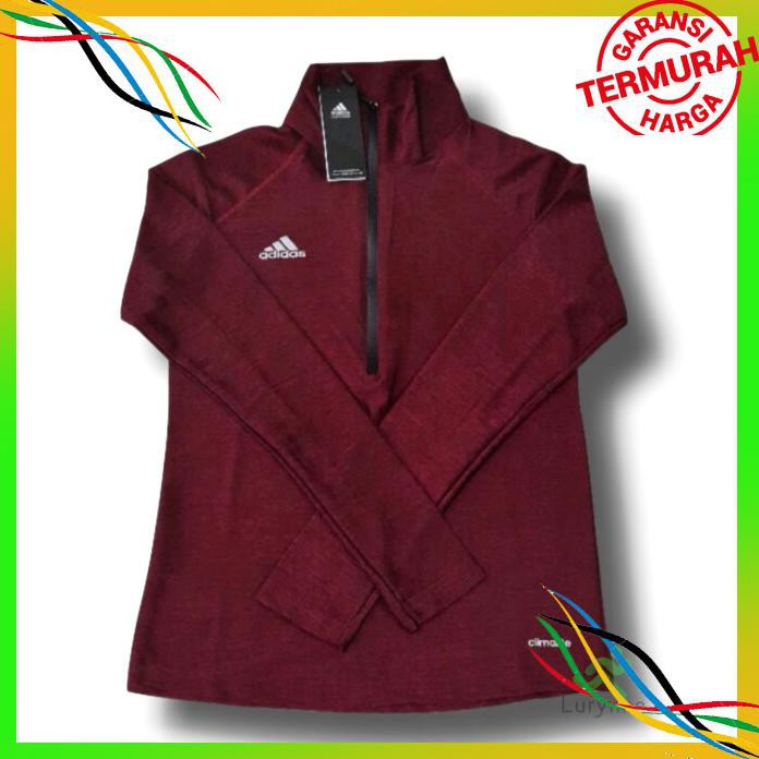OLAHRAGA BAJU TRAINING JAKET OLAHRAGA WANITA TANGAN PANJANG ADIDAS IMPORT AROON BAYAR COD