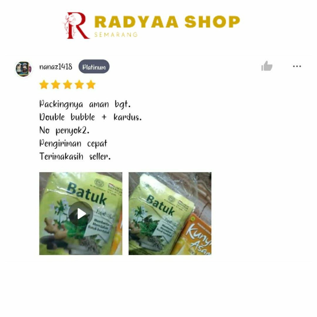 Sido Muncul Jamu Batuk 10's Herbal - Untuk Batuk Berdahak