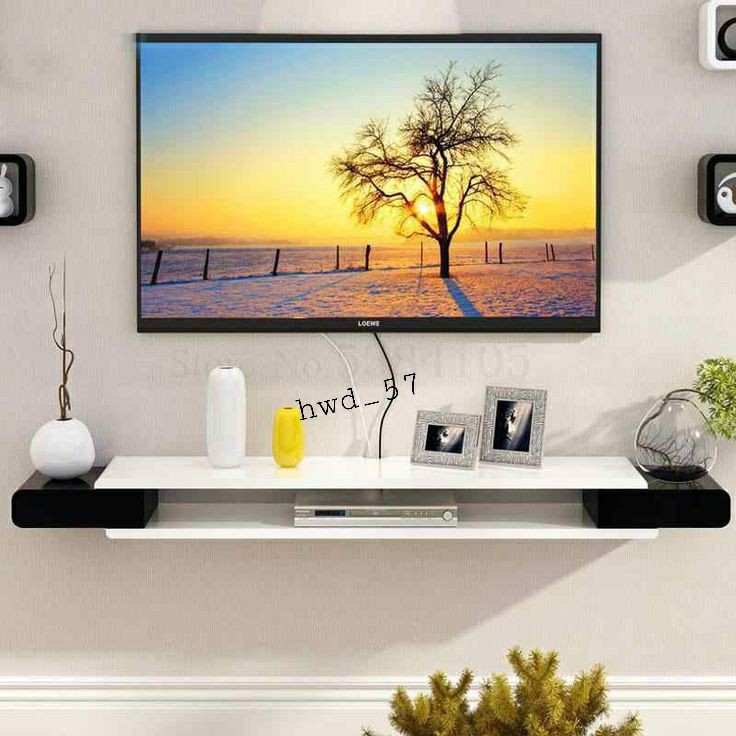 RAK TV MINIMALIS/MEJA TV/RAK DINDING AMBALAN MINIMALIS GANTUNG TEMPEL SUSUN SERBAGUNA HIASAN DINDING