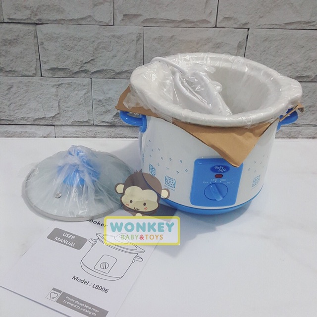 Baby Safe Slow Cooker LB006 LB06D LB007 LB009 Alat Masak Mpasi Makanan Bayi