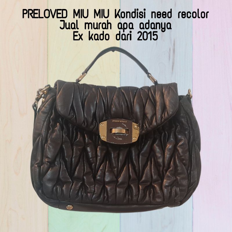 preloved Miu Miu