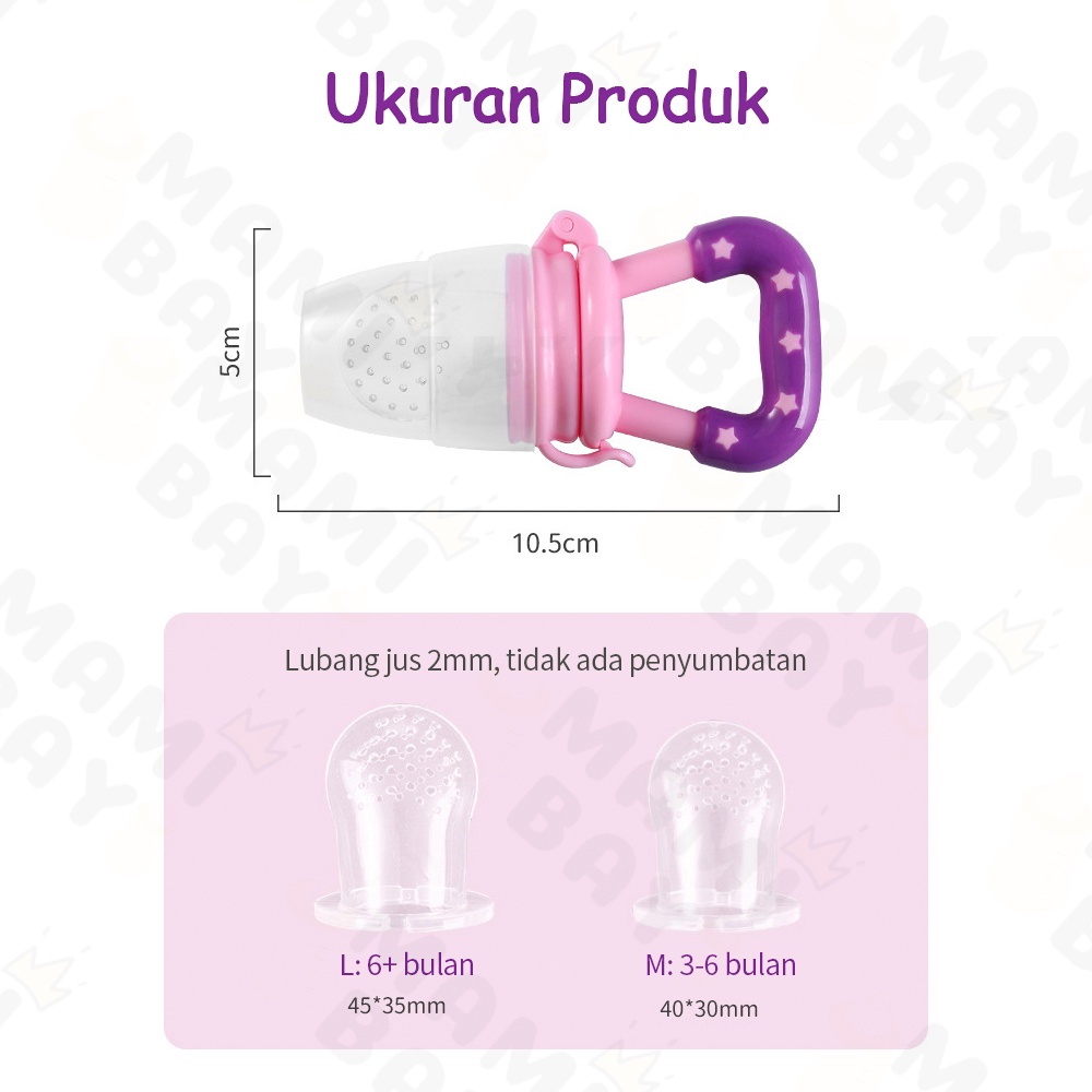 Mamibayi Dot Buah Bayi fruit feeder empeng buah untuk bayi-7
