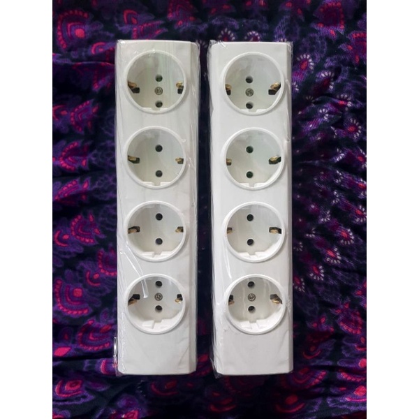 STOP KONTAK BROCO 4 LUBANG