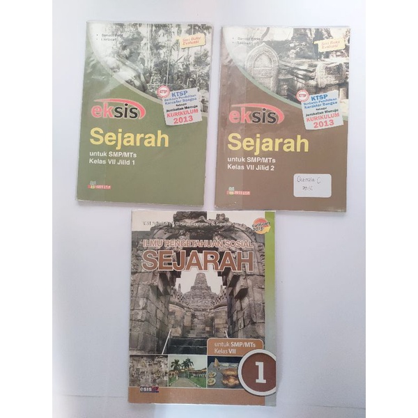 (preloved) IPS SEJARAH QUADRA ESIS KLS 1 2 3 SMP