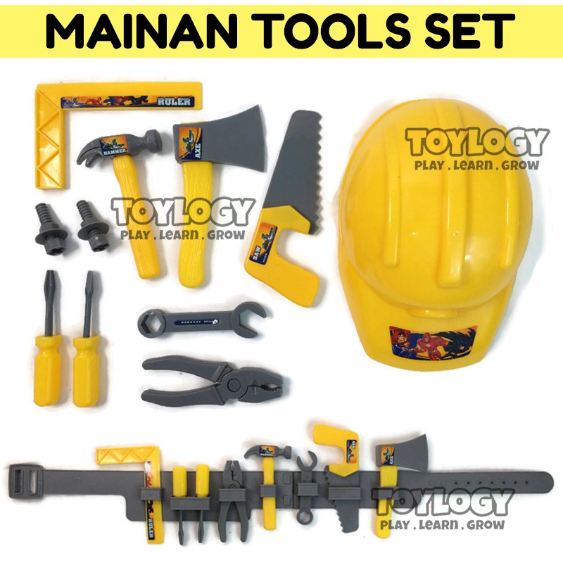 Mainan Edukasi Anak Tools Set Alat Perkakas Tukang Mainan Edukasi Anak Tools Set Alat Perkakas Tukang