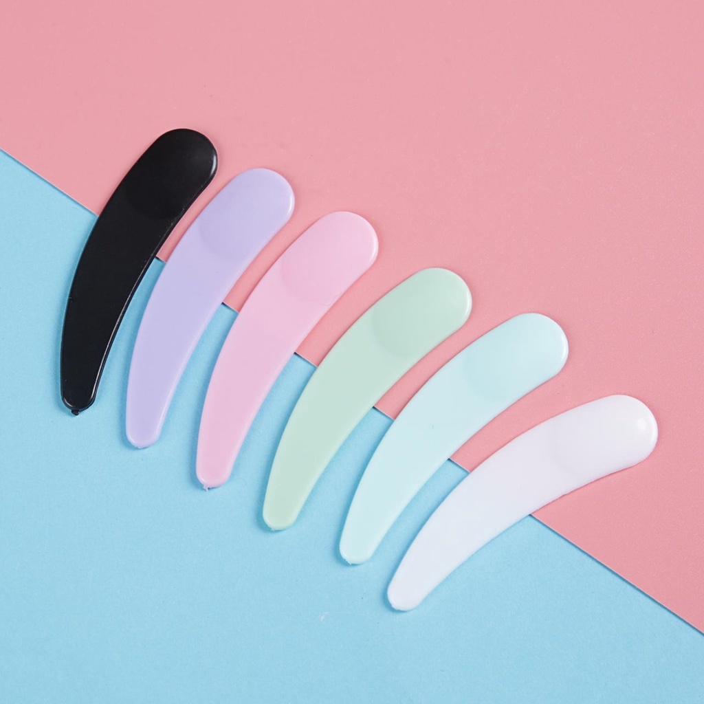 Spatula Masker Mini Warna Warni -- AC 319 -- / Spatula Sendok untuk Kosmetik Masker Krim Cream Wajah alat Peralatan Facial Kecantikan Perawatan Kulit Muka Wajah Wanita Pria Laki Laki agar kulit muka bebas jerawat