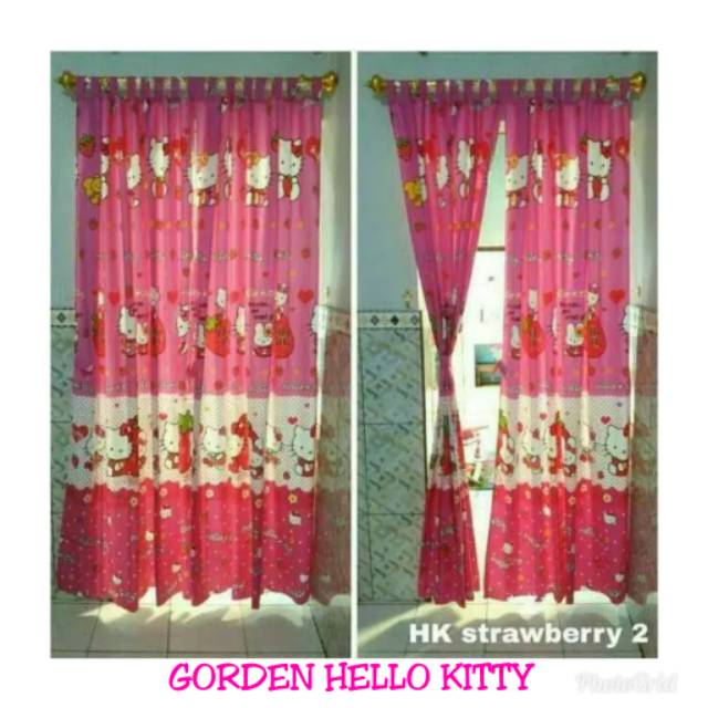 GORDEN PONI KARAKTER DAN MOTIF GORDEN PINTU 90*200cm GORDEN JENDELA 60*150cm