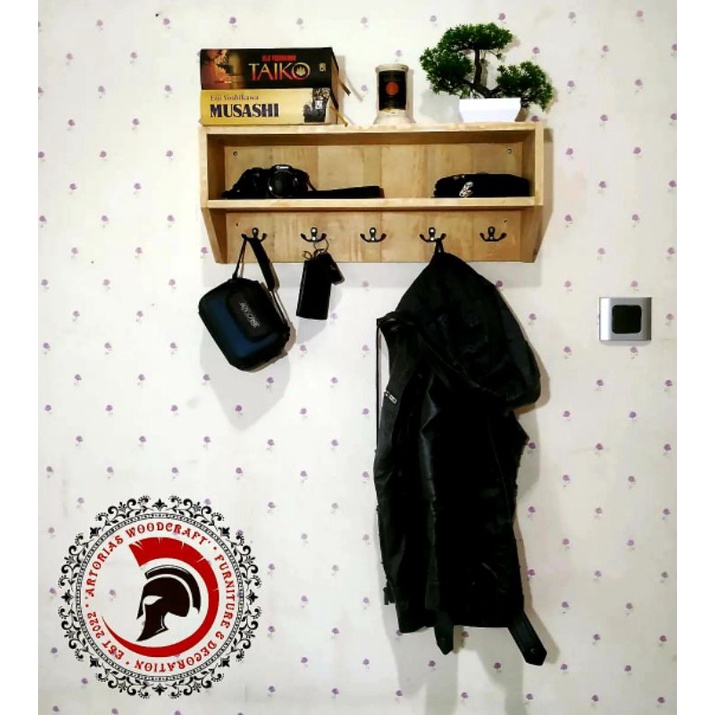 RAK DINDING GANTUNGAN KAYU / WALL HANGER