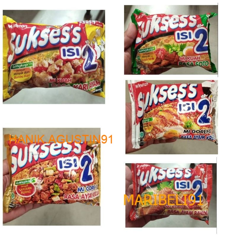 

SUKSES MIE / SUKSESS MIE ISI 2 SEMUA RASA 125GR maribeli91