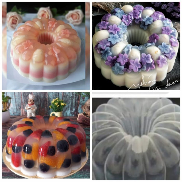 Cetakan Puding/Agar Plastik - +/- 22-23 cm