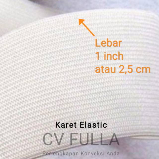 Karet  Elastic ukuran  2 5cm atau 1 inci Kualitas Terjamin 
