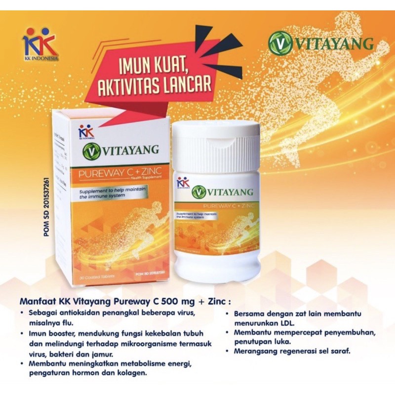 VITAMIN C & ZINC PUREWAY VITAYANG