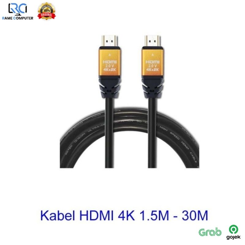 KABEL HDMI 3 METER VER 2.0 ULTRA HD 4K HIGH QUALITY 3M