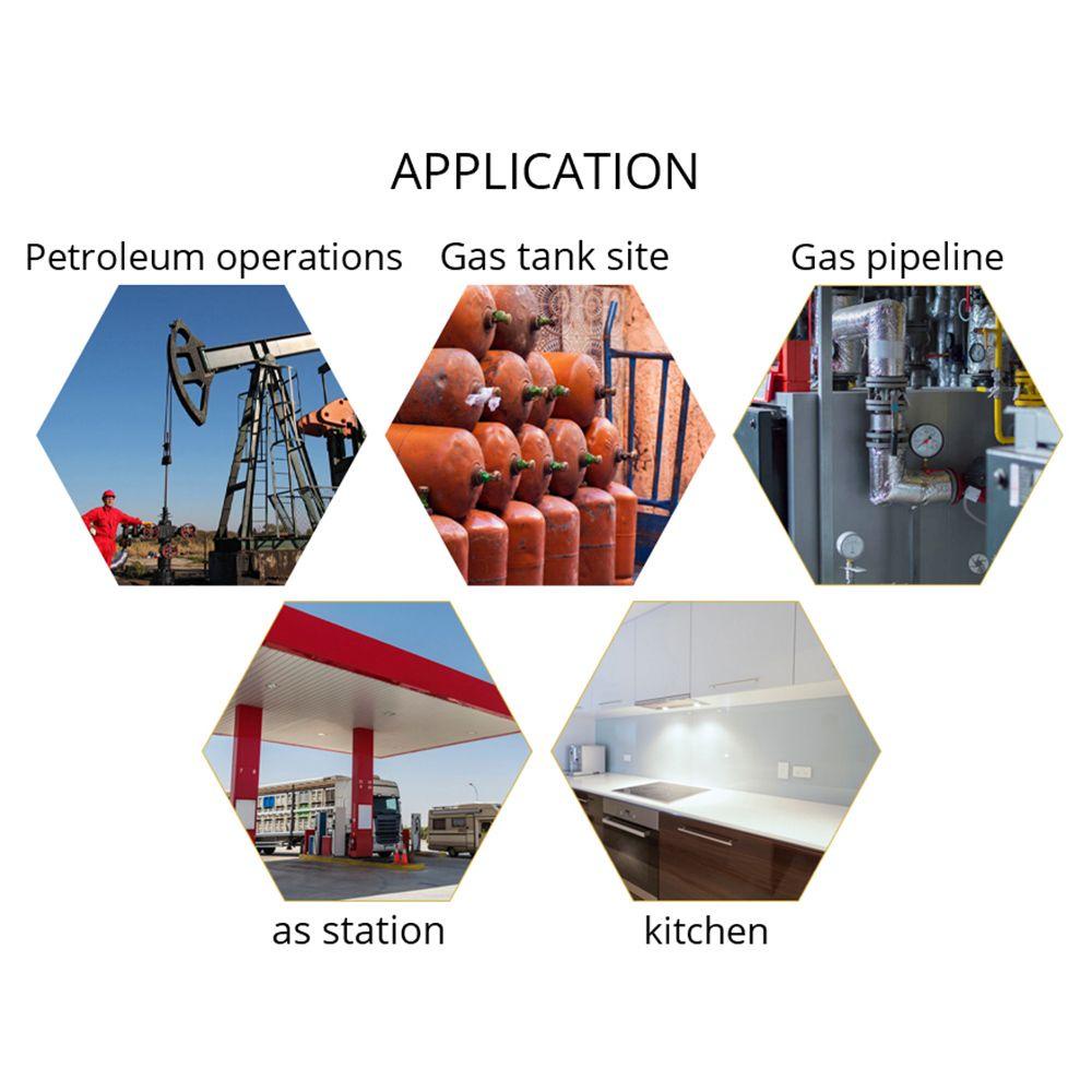 Top Gas Analyzer Portable Presisi Mudah Terbakar Gas Alam Bocor Lokasi Tentukan Meteran Gas Mudah Terbakar