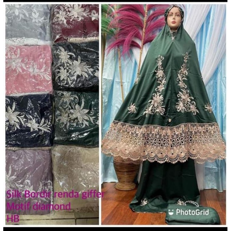 Mukena irvana bahan sutra velvet