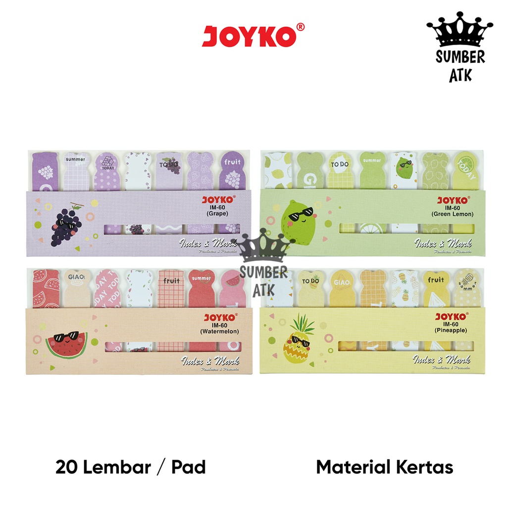 

Index Mark Penanda Pembatas Joyko IM-60 Kertas