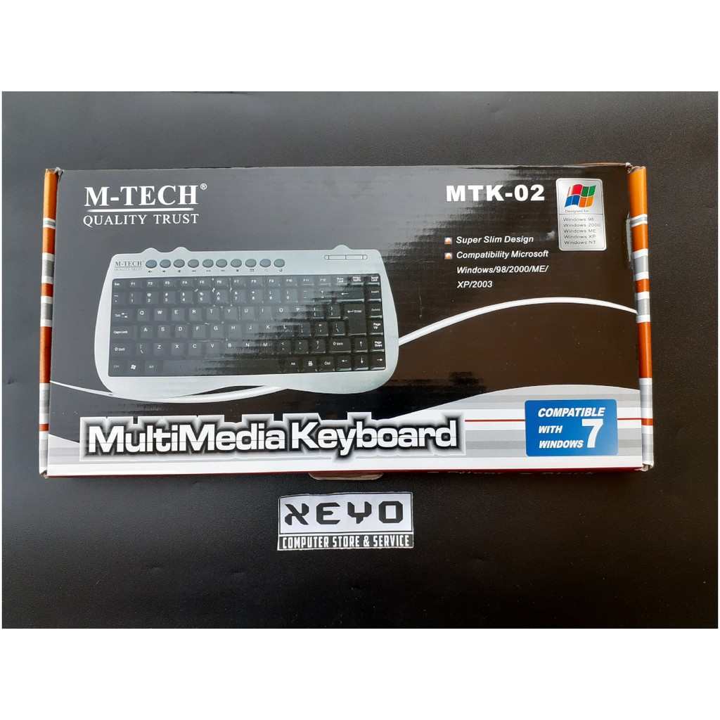 Keyboard mini multimedia USB Hitam