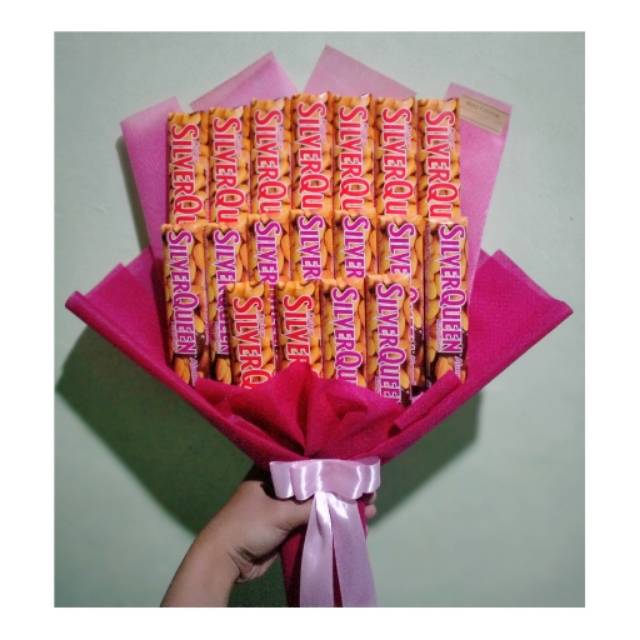 

Buket Coklat Silverqueen 30gr