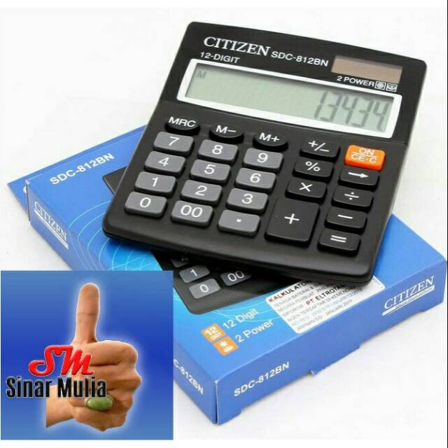 

Kalkulator / Calculator CITIZEN SDC812BN 12 Digits