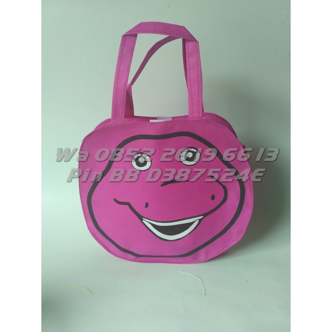 

Tas Ultah Anak | Tas Ulang Tahun Anak BARNEY Model Jinjing | Goodie Bag