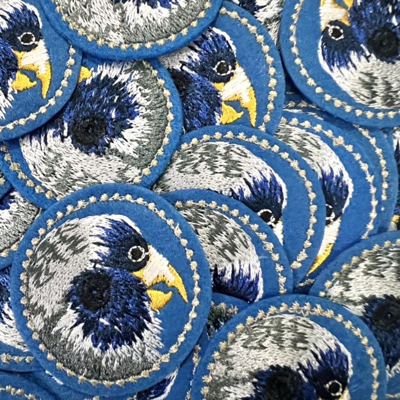 Patch Bordir Animal, Burung, Kelinci