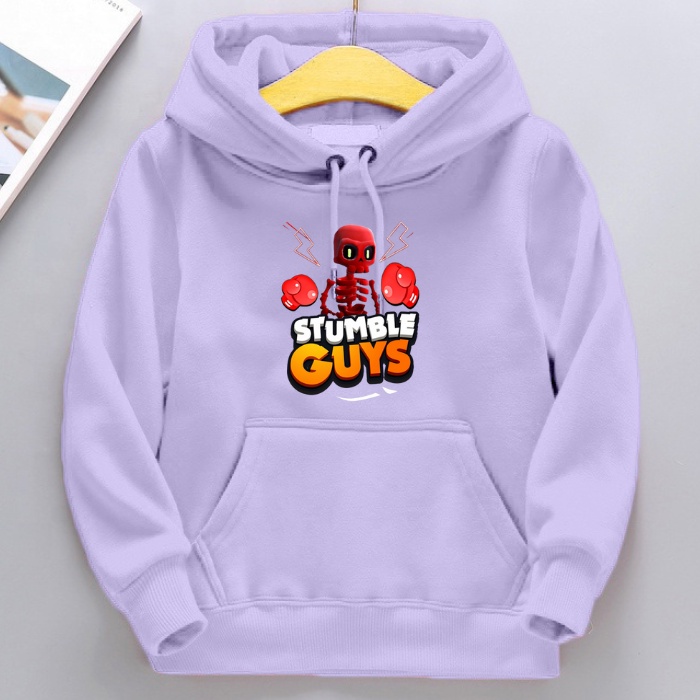 Sweater Hoodie Anak Laki Laki STAMBLE GUYS TENGKORAK Usia 2 3 4 5 6 7 8 9 10 11 12 13 14 15 16 Tahun/Switer Hodie Game Anak Terbaru