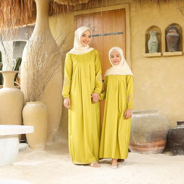 Laudya Series Part 1 Gamis Bordir Katun Madina Signature Hagia Indonesia @Hagia_Id Cod Dan Best Sell