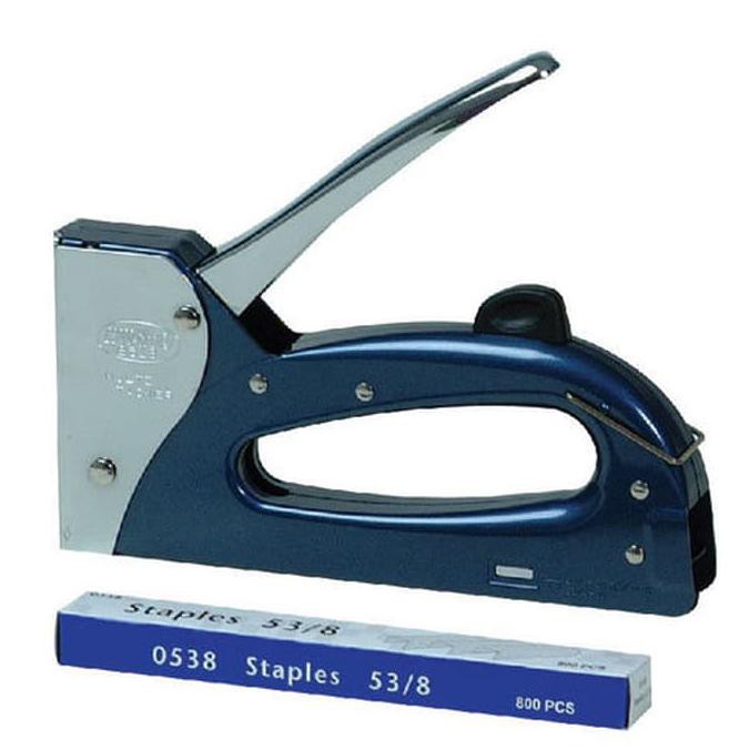 

Baru Gunteacker Stapler Tembak Kw Trio 8513 Hekter Staples Staple Gun Ayo Beli