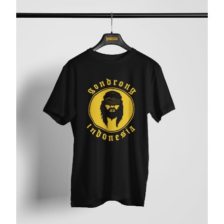 BAJU KAOS T-SHIRT DISTRO KEREN PRIA WANITA GONDRONG INDONESIA BAHAN COTTON COMBED 30s