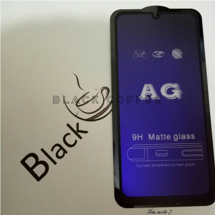 Tempered glass glare xiaomi redmi note 7 / pro screen protector matte