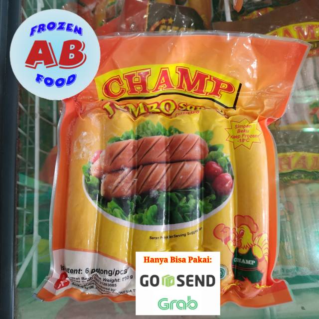 

Champ Sosis Ayam Jumbo isi 6 potong 500gr