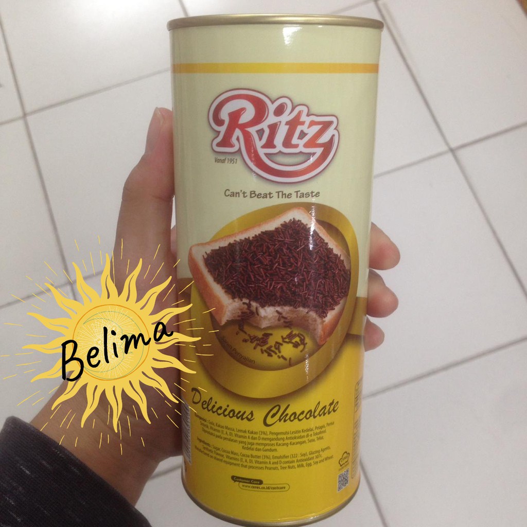 

Ritz Hagelslag meses premium (Coklat dan Warna Warni)