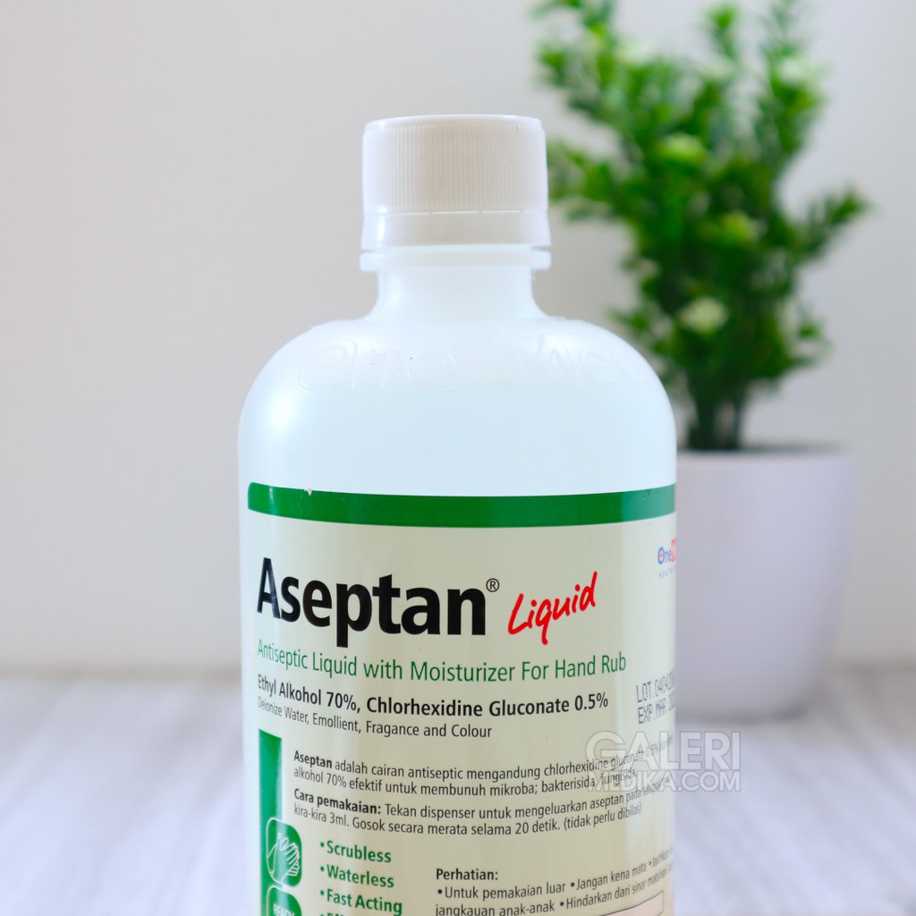Onemed Aseptan Liquid 500ml - Refill Hand Sanitizer Cair