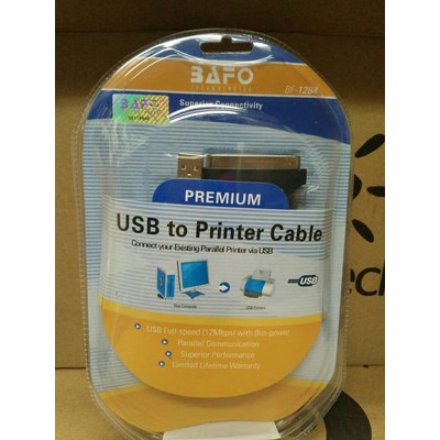 Bafo BF-1284 USB To Printer Cable Original