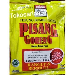 Tepung pisang goreng Adabi 250 gram | Shopee Indonesia