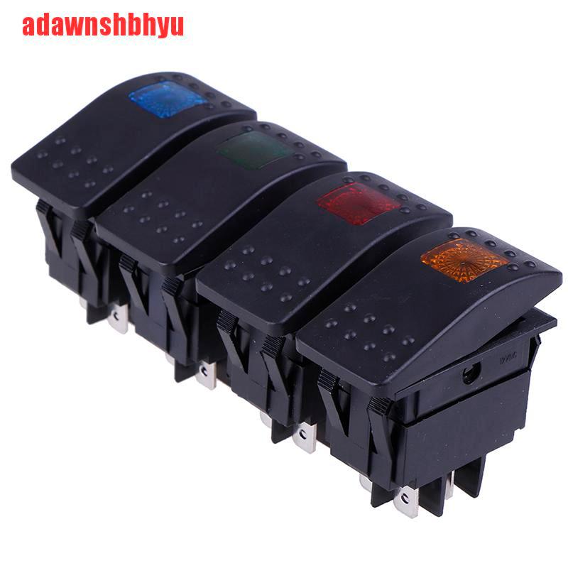 (adawnshbhyu) Saklar Rocker Toggle Switch Anti Air Untuk Mobil / Perahu