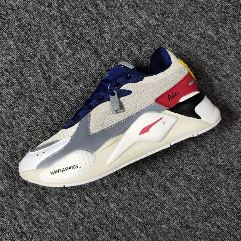 PUMA RSX ADER ERROR WHISPER WHITE GREY BLUE PRINT RED