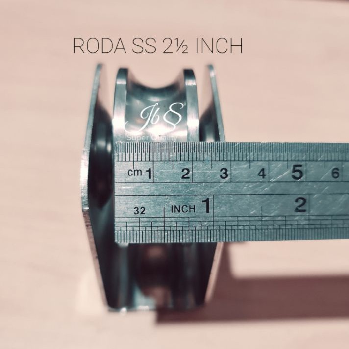 RODA 2½&quot; INCH STAINLESS STEEL SUS 201