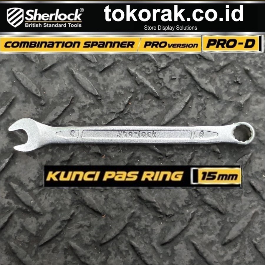 KUNCI RING PAS 15 MM PRO - D SHERLOCK - KUNCI PAS RING