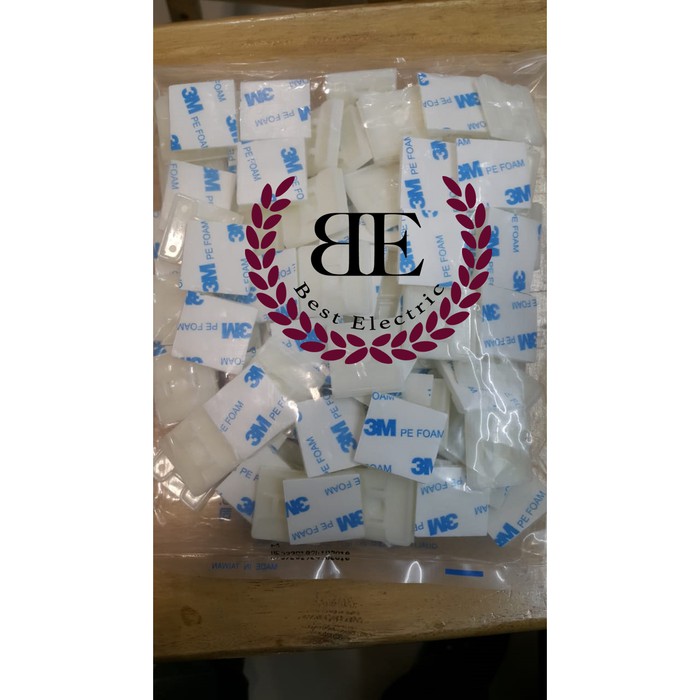 

Grosir KSS HC-103 / KSS Self Adhesive Tie Mount / Tie Mount / HC103 Elegan