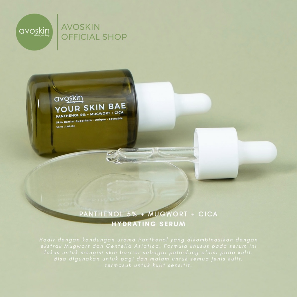 Avoskin Your Skin Bae Panthenol 5% + Mugwort + Cica Barrier Hero Serum