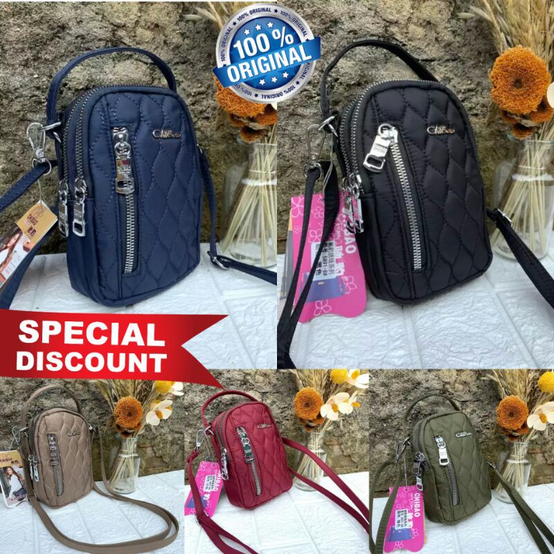 Original Tas Selempang Dan Jinjing CHIBAO Bordir Terbaru Kualitas SUPER High QUALITY