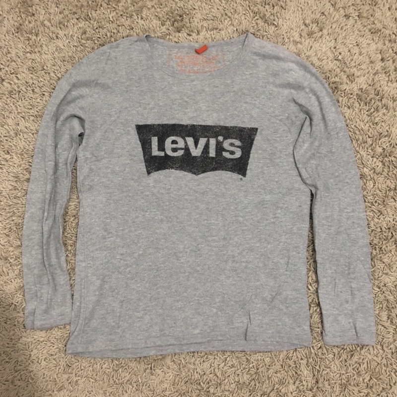kaos lengan panjang levis original bekas