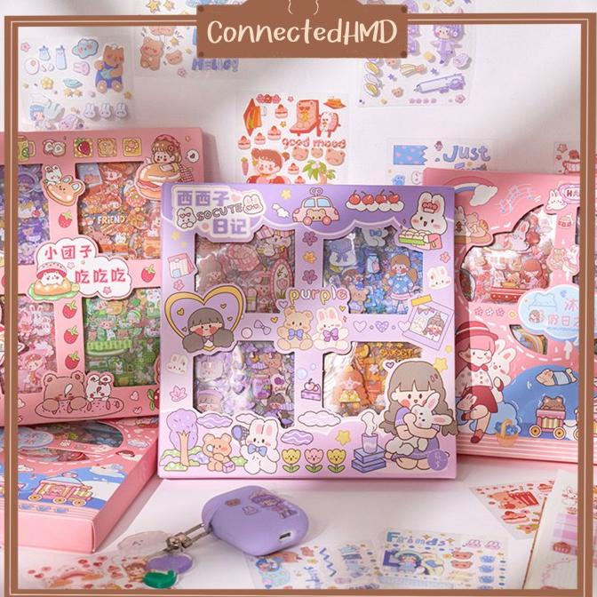 

(BISA COD) Sticker Aesthetic 100 Pcs/Cute/ Tumbler/Diary Planner Stiker Anti Air STOK TERBATAS Kode 42